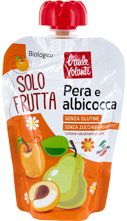 SOLO FRUTTA PERA E ALBICOCCA 100 G - Farmapanda Srl
