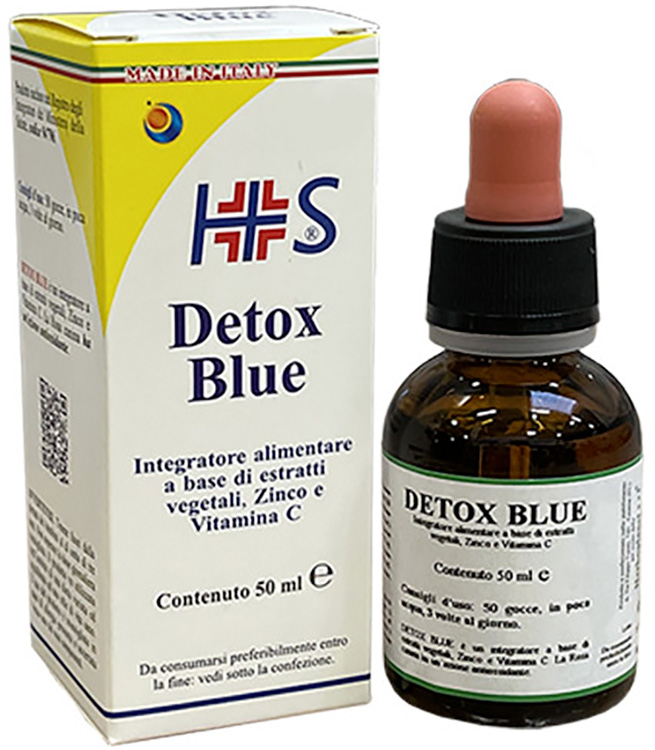 DETOX BLUE GOCCE 50 ML - Farmapanda Srl