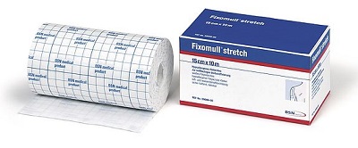 FASCIA AUTOADESIVA IPOALLERGENICA FIXOMULL STRETCH PER FISSAGGIO CATETERI M 5 X 5 CM - Farmapanda Srl