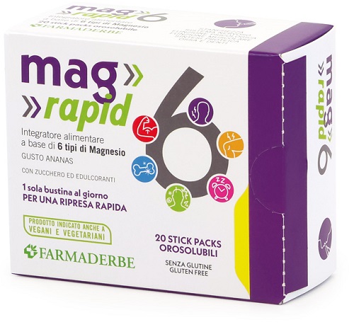 MAG 6 RAPID 20 STICK DA 1,5 G - Farmapanda Srl