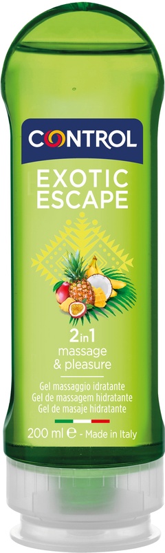 CONTROL GEL PER MASSAGGI EXOTIC ESCAPE 200 ML - Farmapanda Srl