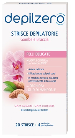 DEPILZERO STRISCE GAMBE BRACCIA 20 PEZZI - Farmapanda Srl