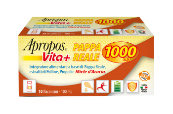 APROPOS VITA+ PAPPA REALE 1000MG 10 FLACONCINI DA 10 ML - Farmapanda Srl
