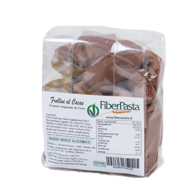 FIBERPASTA FROLLINI AL CACAO 250 G - Farmapanda Srl
