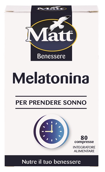 MATT BENESSERE MELATONINA 80 COMPRESSE - Farmapanda Srl