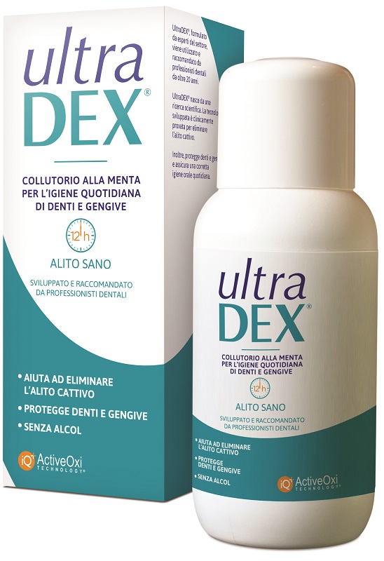 ULTRADEX COLLUTORIO ALITO SANO 250 ML SENZA ALCOOL - Farmapanda Srl