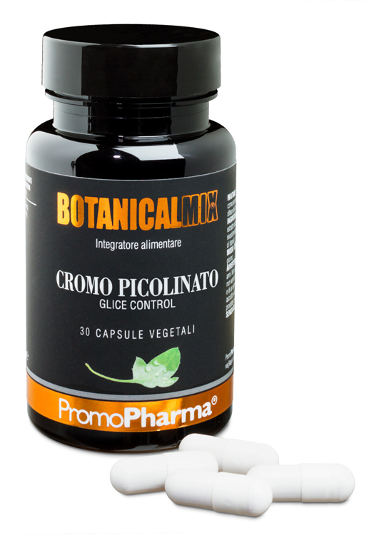CROMO PICOLINATO GLICE CONTROL BOTANICAL MIX 30 CAPSULE - Farmapanda Srl
