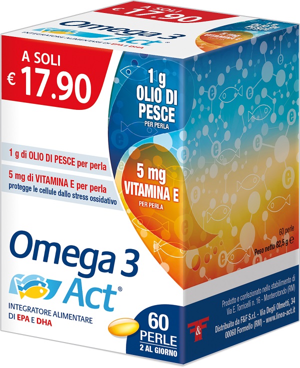 OMEGA 3 ACT 1G 60 PERLE - Farmapanda Srl