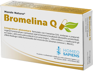 BROMELINA Q MONDO NATURA 30 COMPRESSE - Farmapanda Srl
