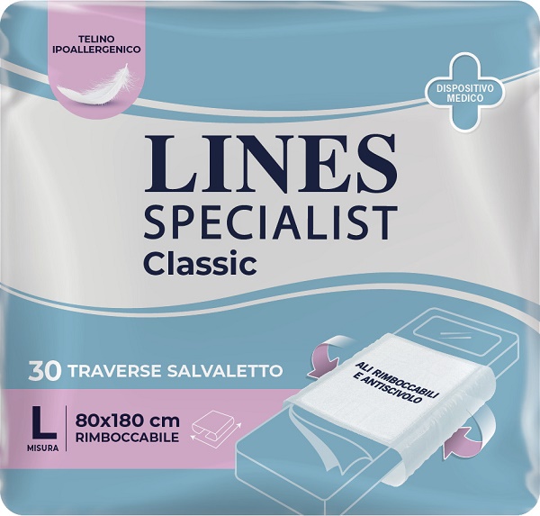 TRAVERSA LINES SPECIALIST CLASSIC 80X180 CM 30 PEZZI - Farmapanda Srl
