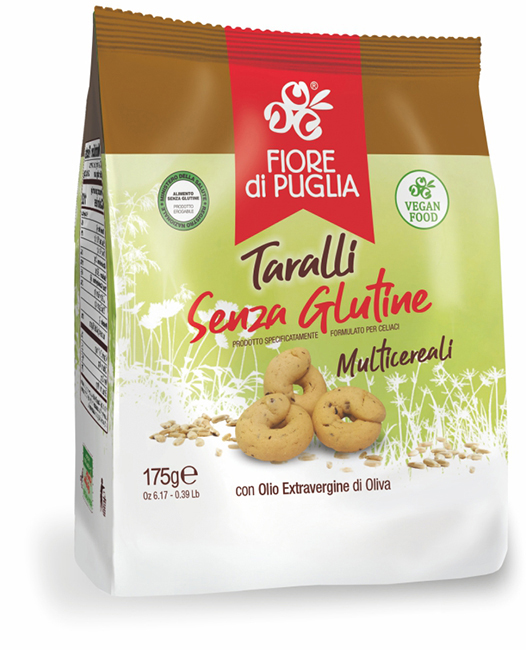FIORE DI PUGLIA TARALLI MULTICEREALE 175 G - Farmapanda Srl