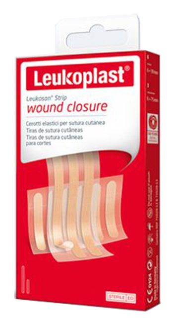 LEUKOSAN STRIP KIT DA 6 CEROTTI 6X38MM + 3 CEROTTI 6X75MM - Farmapanda Srl