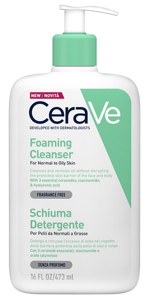 CERAVE SCHIUMA DETERGENTE VISO 473 ML - Farmapanda Srl