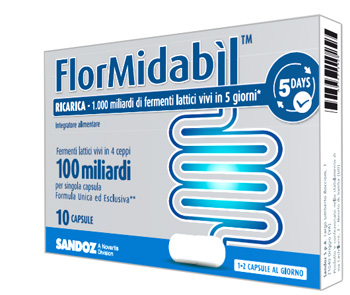 FLORMIDABIL RICARICA 10 CAPSULE - Farmapanda Srl