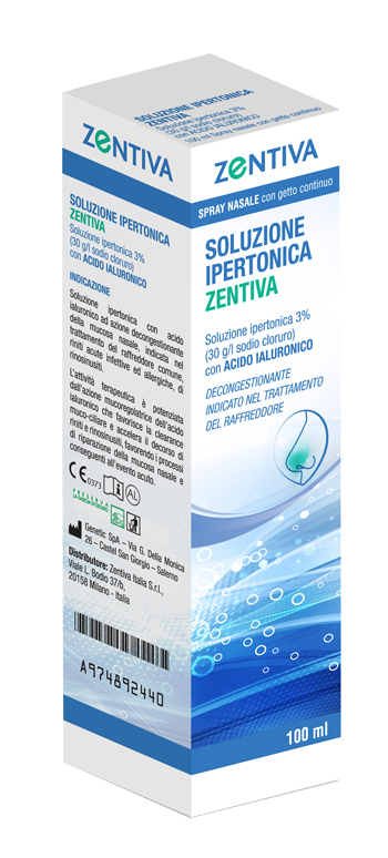SOLUZIONE IPERTONICA ZENTIVA SPRAY NASALE 100 ML - Farmapanda Srl