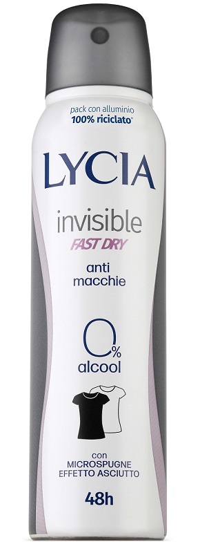 LYCIA SPRAY INVISIBLE FAST DRY 150 ML - Farmapanda Srl