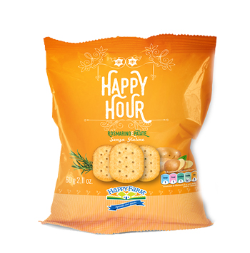 HAPPY FARM HAPPY HOUR ROSMARINO E PATATE 60 G - Farmapanda Srl