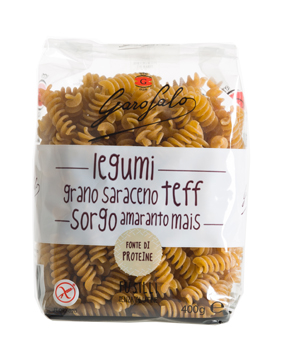 GAROFALO FUSILLI PASTA SENZA GLUTINE LEGUMI E CEREALI 400 G - Farmapanda Srl