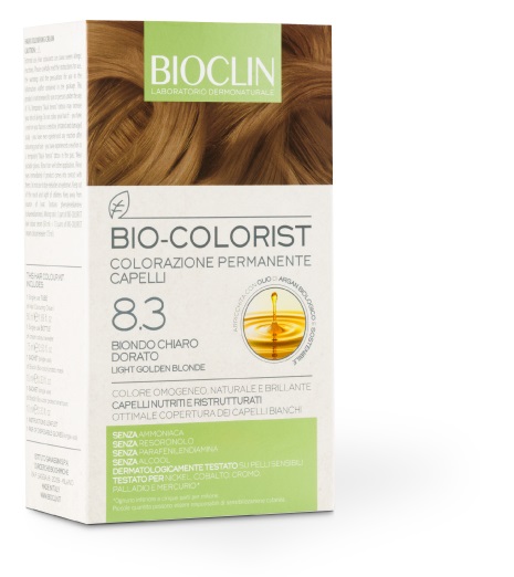 BIOCLIN BIO COLORIST 8,3 BIONDO CHIARO DORATO - Farmapanda Srl