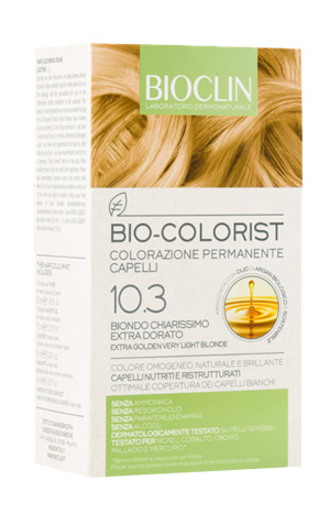 BIOCLIN BIO COLORIST 10,3 BIONDO CHIARISSIMO EXTRA DORATO - Farmapanda Srl