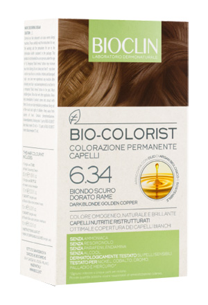 BIOCLIN BIO COLORIST 6,34 BIONDO SCURO DORATO RAME - Farmapanda Srl