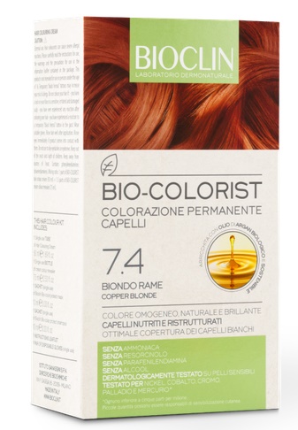 BIOCLIN BIO COLORIST 7,4 BIONDO RAME - Farmapanda Srl