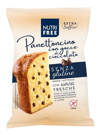 NUTRIFREE PANETTONCINO GOCCE DI CIOCCOLATO 100 G - Farmapanda Srl