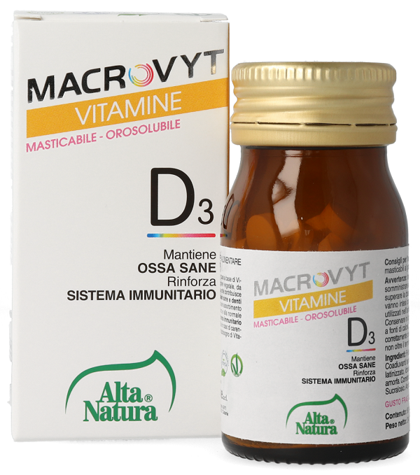 MACROVYT VITAMINA D3 VEG 60 COMPRESSE OROSOLUBILI - Farmapanda Srl