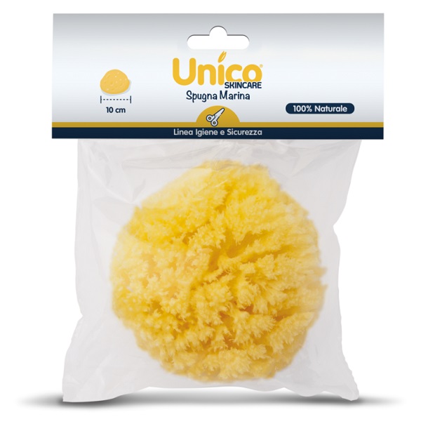 UNICO SPUGNA MARINA ARCIPELAGO DEL MEDITERRANEO NATURALE CM 10/11 - Farmapanda Srl