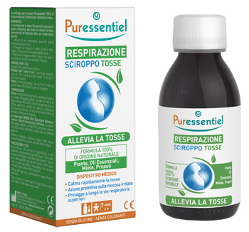 PURESSENTIEL SCIROPPO TOSSE RESPIRAZIONE DISPOSITIVO MEDICO 125 ML - Farmapanda Srl