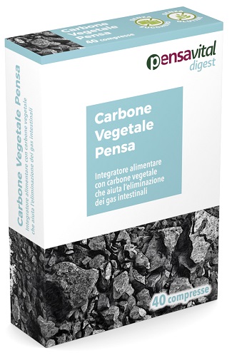 CARBONE VEGETALE PENSA 40 COMPRESSE - Farmapanda Srl