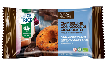 RICE&RICE CIAMBELLINE CON GOCCE DI CIOCCOLATO 4 X 45 G - Farmapanda Srl