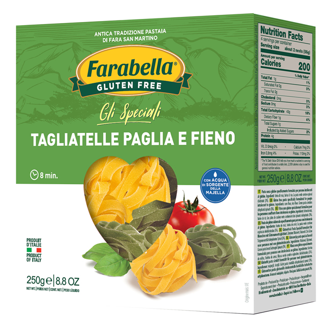 FARABELLA TAGLIATELLE PAGLIA FIENO 250 G - Farmapanda Srl