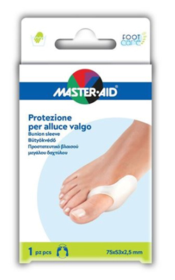 PROTEZIONE IN GEL MASTER-AID FOOTCARE PER ALLUCE VALGO 1 PEZZO D6 - Farmapanda Srl