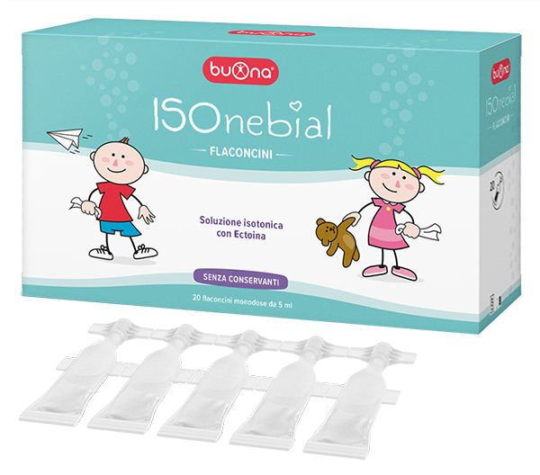 ISONEBIAL FLACONCINI SOLUZIONE ISOTONICA 0,9% CON AGGIUNTA DI ECTOINA 20X5 ML - Farmapanda Srl