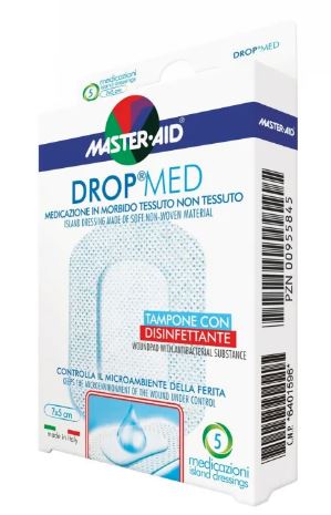 MEDICAZIONE MASTER-AID DROP MED 10 X 10 CM 5 PEZZI - Farmapanda Srl