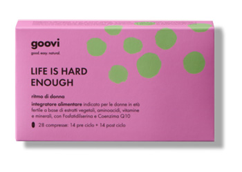 GOOVI LIFE IS HARD ENOUGH RITMO DI DONNA 28 COMPRESSE - Farmapanda Srl