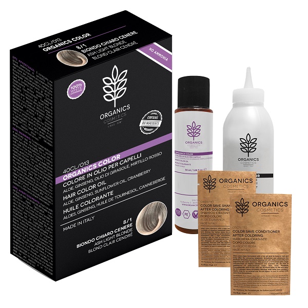 ORGANICS PHARM ORGANICS COLOR 8/1 BIONDO CHIARO CENERE - Farmapanda Srl