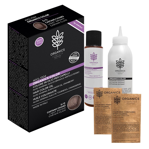 ORGANICS PHARM ORGANICS COLOR 5/0 CASTANO CHIARO - Farmapanda Srl