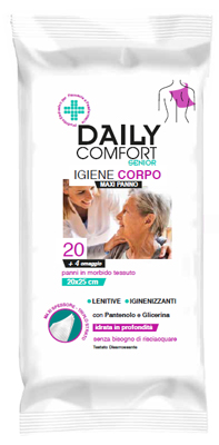 DAILY COMFORT SENIOR PANNI IGIENE CORPO 24 PEZZI - Farmapanda Srl