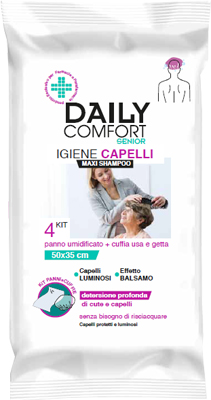 DAILY COMFORT SENIOR PANNI SHAMPOO 4 PEZZI - Farmapanda Srl
