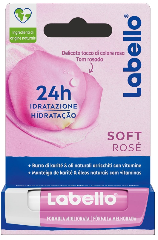 LABELLO SOFT ROSE 5,5 ML - Farmapanda Srl