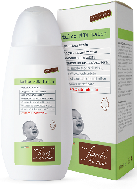 FIOCCHI DI RISO TALCO NON TALCO 120 ML - Farmapanda Srl