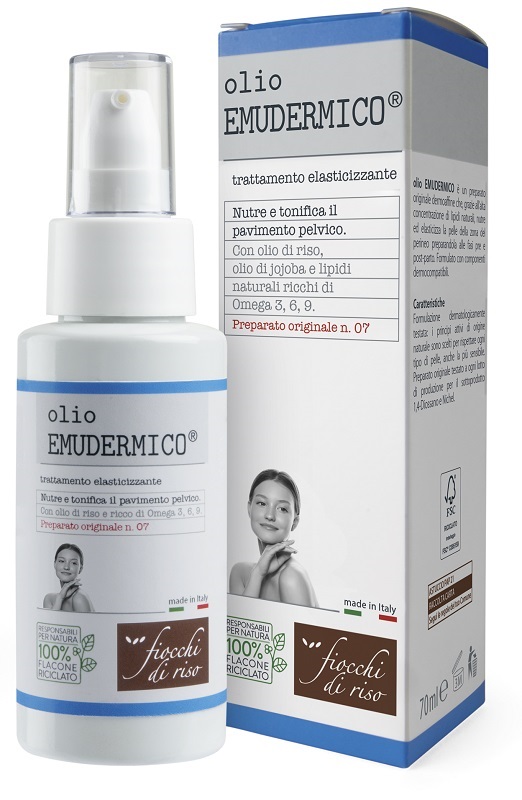 FIOCCHI DI RISO OLIO EMUDERMICO ELASTICIZZANTE 70 ML - Farmapanda Srl