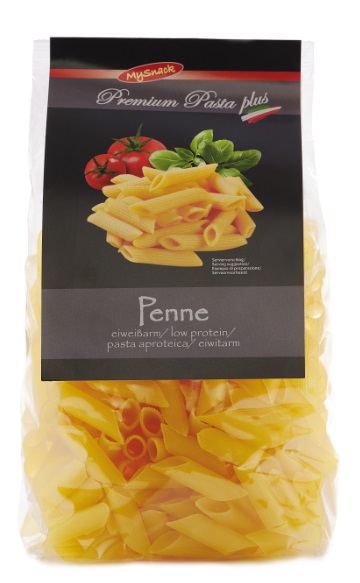 MY SNACK PREMIUM PLUS PASTA APROTEICA PENNE 500 G - Farmapanda Srl