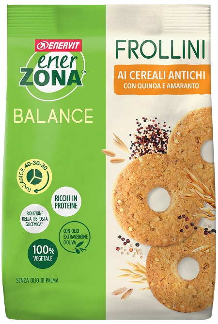 ENERZONA FROLLINI VEG CEREALI ANTICHI 250 G - Farmapanda Srl