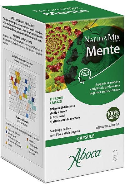NATURA MIX ADVANCED MENTE 50 CAPSULE - Farmapanda Srl