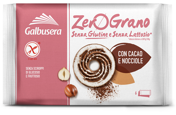 ZEROGRANO CACAO NOCCIOLA 220 G - Farmapanda Srl