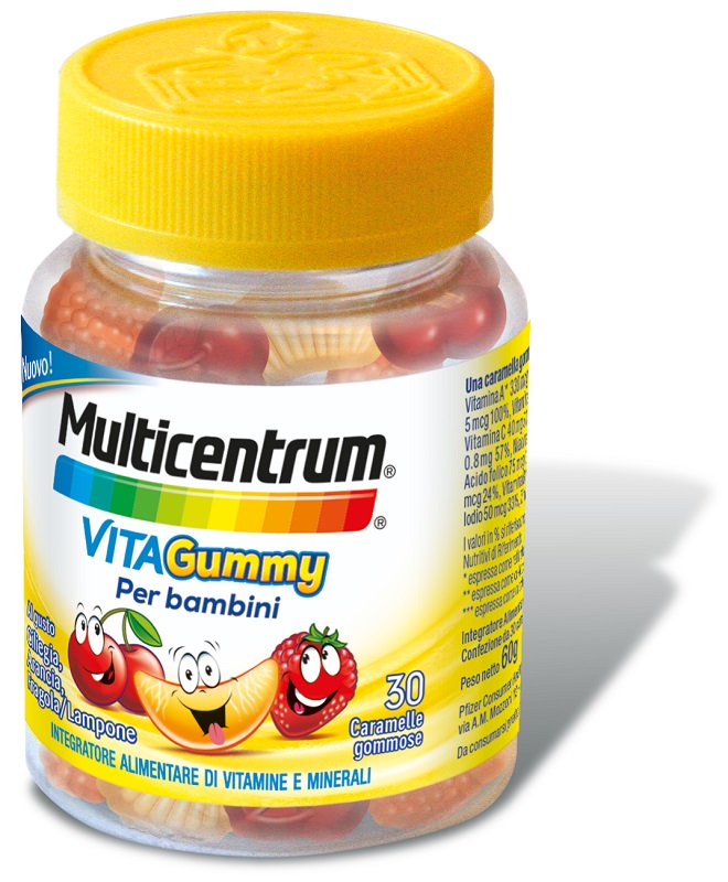 MULTICENTRUM VITAGUMMY 30 CARAMELLE GOMMOSE - Farmapanda Srl