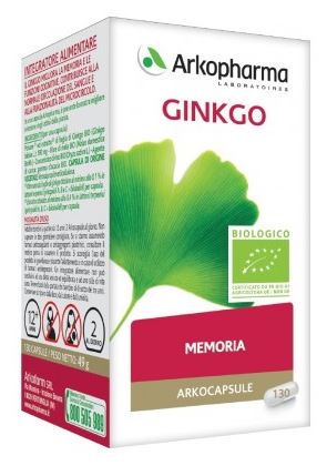 ARKO CAPSULE GINKGO BIO 130 CAPSULE - Farmapanda Srl